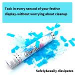Blue Pink Boy Girl Gender Reveal Confetti Launcher Biodegradable Flameproof