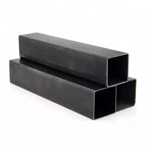 Wholesale Black Steel Pipes 40x40mm 6m Length Black Iron Square Tube Steel Pipe For Construction from china suppliers