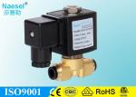 Brass / Stainless Steel Mini Solenoid Valve For Flexible Hose Normal Closed