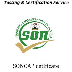 Wholesale Nigeria Certified SONCAP Certificate Standards Organisation Of Nigeria Conformity Assessment from china suppliers