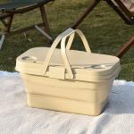 OUTDOOR SPRING CAMPING COLLAPSIBLE STORAGE BOX FOLDING TABLE PICNIC PORTABLE