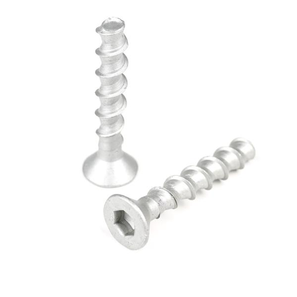 M8 60mm Stainless Steel Anchor Bolt Sus410 Hex Socket Flat Head Self Drilling