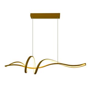 Wholesale Dining Room Chandelier Fluffy Catkins Linear Italian Pendant Light Decor Luxury Dining Room Dimmable Long Strip Lamp from china suppliers