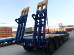 Heavy Duty Machine Transport Lowbed Semi Trailer
