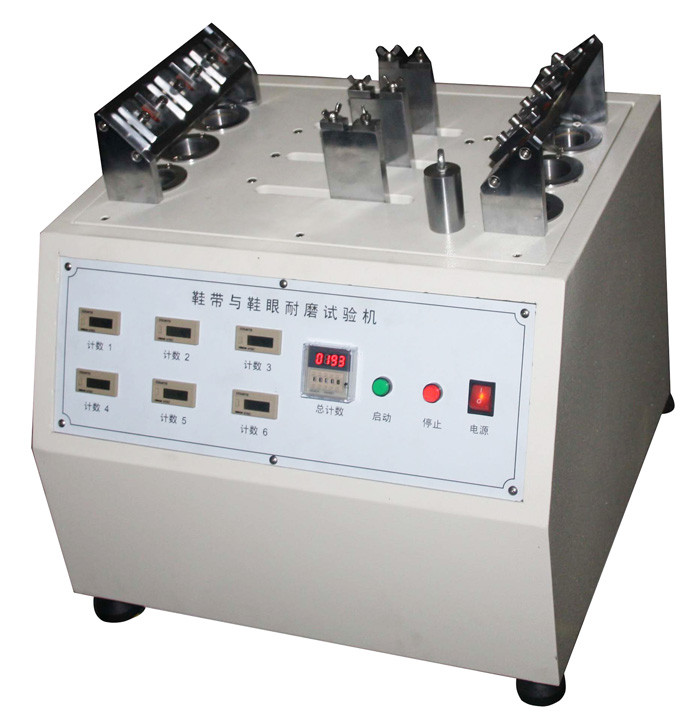 Footwear Lace and Eyerow Rubbing Resistance Test Equipment
