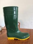 OEM Dark Green Safety Rain Boots PVC Insulated Steel Toe Rubber Boots