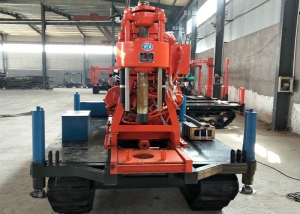 Quality XY-3 Crawler Mounted DTH Drilling Rig / Water Well Borehole Drilling Rig for sale