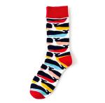 New marine series shark colorful trendy mens creative cotton tube socks