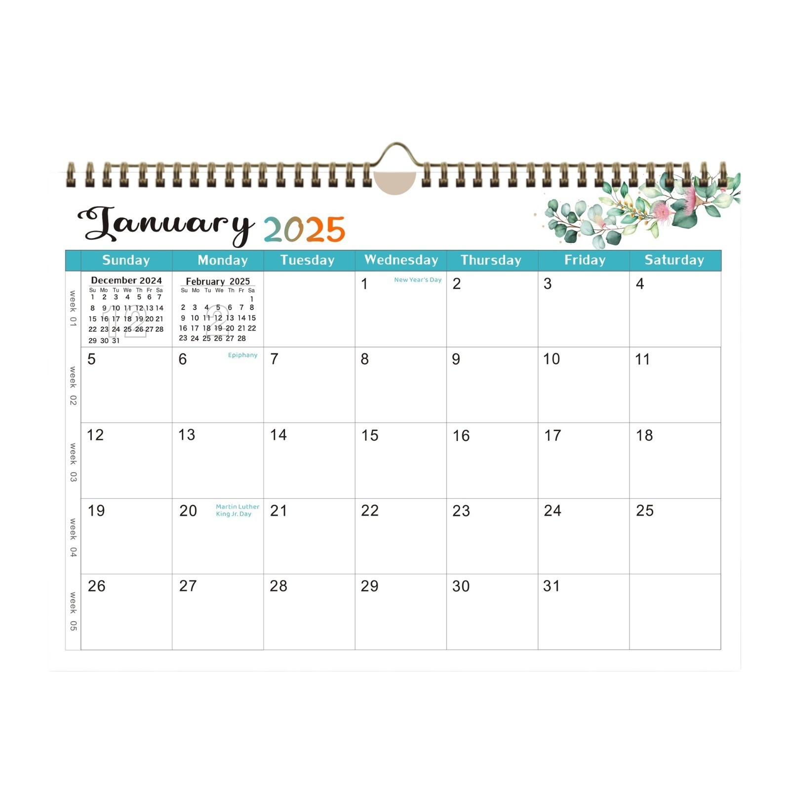 Custom Wall Calendars Keep Your Business Organized And On Track With Major US Holidays Marked