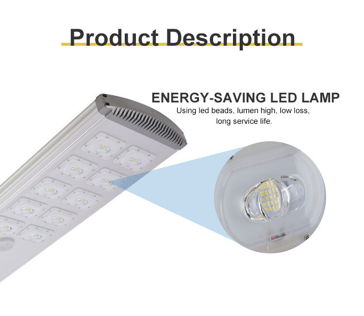 High Power Battery Road Streetlight Ip65 Waterproof 1000w Integrated Outdoor