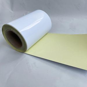 Wholesale 140GSM PET Yewllo Sillicon Liner 23um Sealing Labels from china suppliers