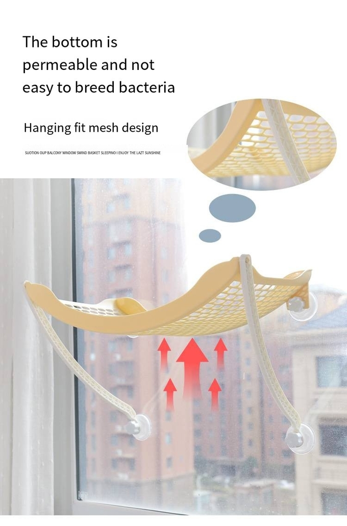 Cat Hammock Hanging Cat Nest Winter Sunbathing Suction Cup Hammock
