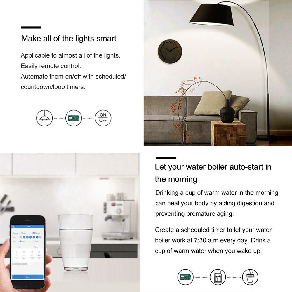 Sonoff Smart Home SV Safe Voltage WiFi Wireless Switch Module