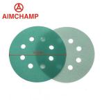 6 Inch 150mm Green Film Sanding Disc Polyester Substrate Ceramic Alumina