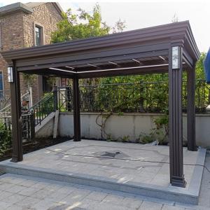 Wholesale Weatherproof Aluminum Louvered Pergola Modern Style Louvered Pergola from china suppliers