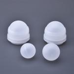 White Plastic Roller Ball Inserts 28.6mm For 75ml Or 50ml Bottles