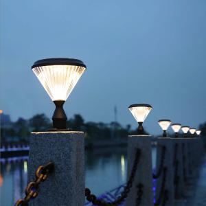 Wholesale 4.5W LED Solar Pillar Light For Courtyards Yard Garden Decoration from china suppliers