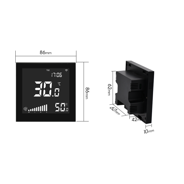 Wall Mounted Greenhouse Controllers humidity Temperature Controller For Smart Farming