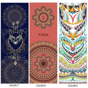 Wholesale 16 Patterns Printed Yoga Towel 185X63cm Microfiber Cover Yoga Mat Towel from china suppliers