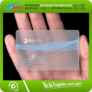 Wholesale High quality and good price transparent business card from china suppliers