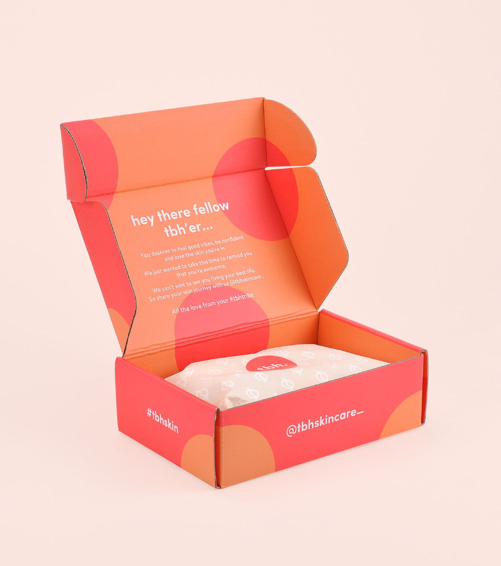 Pink Red Corrugated Mailer Box Custom Printed For Shoes Clothing