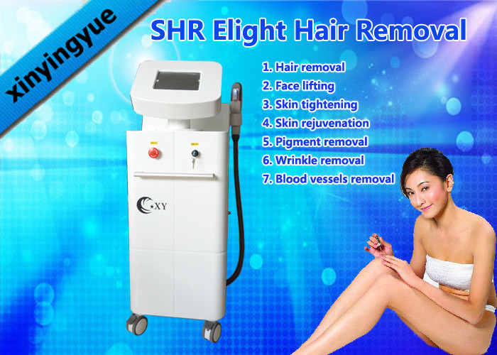 White Vertical IPL Beauty Equipment Hair Removal Spot Removal Skin Rejuvenation