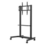 IBoard Height Adjustable 42"-86" Trolley Multi Mobile TV Cart for Interactive