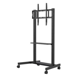 Wholesale IBoard Height Adjustable 42&quot;-86&quot; Trolley Multi Mobile TV Cart for Interactive Flat Panel Smart Whiteboard VESA 100*100-800*600mm from china suppliers