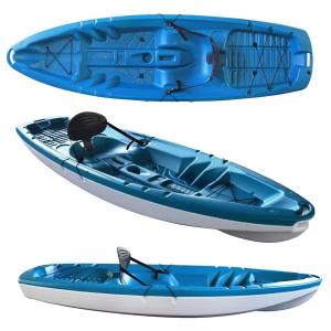 Wholesale Chinese Wholesale Kayaks And Canoes Sit On Top Kayak HDPE Plastic Blow Molded Water Sports Cheap Kayak For Kids from china suppliers