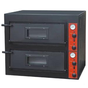 Wholesale Black Painting Electric Pizza Baking Oven With 2 Layer 2 Tray 910x820x750mm from china suppliers