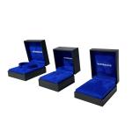 Navy Luxury Jewelry Packaging Boxes Two Shades Blue Medium Size Gift Boxes With