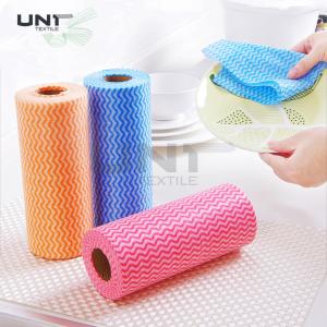 Wholesale Viscose Polyester Spunlace Nonwoven Fabric For Wet Wipes Cleaning Cloth from china suppliers