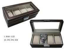 Wholesale large watch display case with glass window from china suppliers