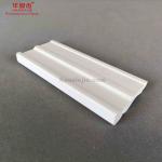 White Waterproof PVC Trim Moulding Decoration Interior Doors For Room