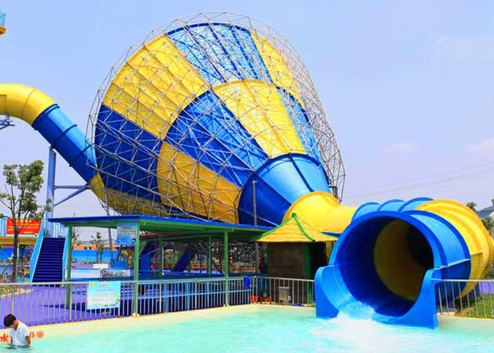 Theme Park Scariest Water Slide 400 Riders / H Capacity 15 - 20 M Platform Height