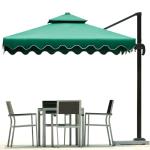 Customized Aluminium Garden Parasol Outdoor Patio Waterproof Umbrella
