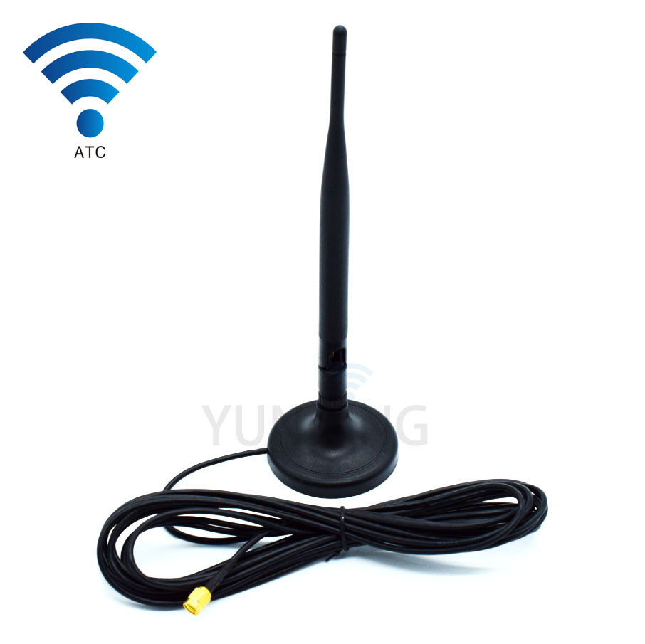 SMA Male Connector Mag Mount Antenna RG174 Cable 868~2700Mhz GSM 3G 4G 12dBi