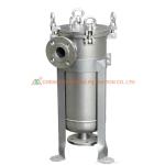 304 Stainless Steel Bag Filter , Industrial Filter Press For Slurry Water