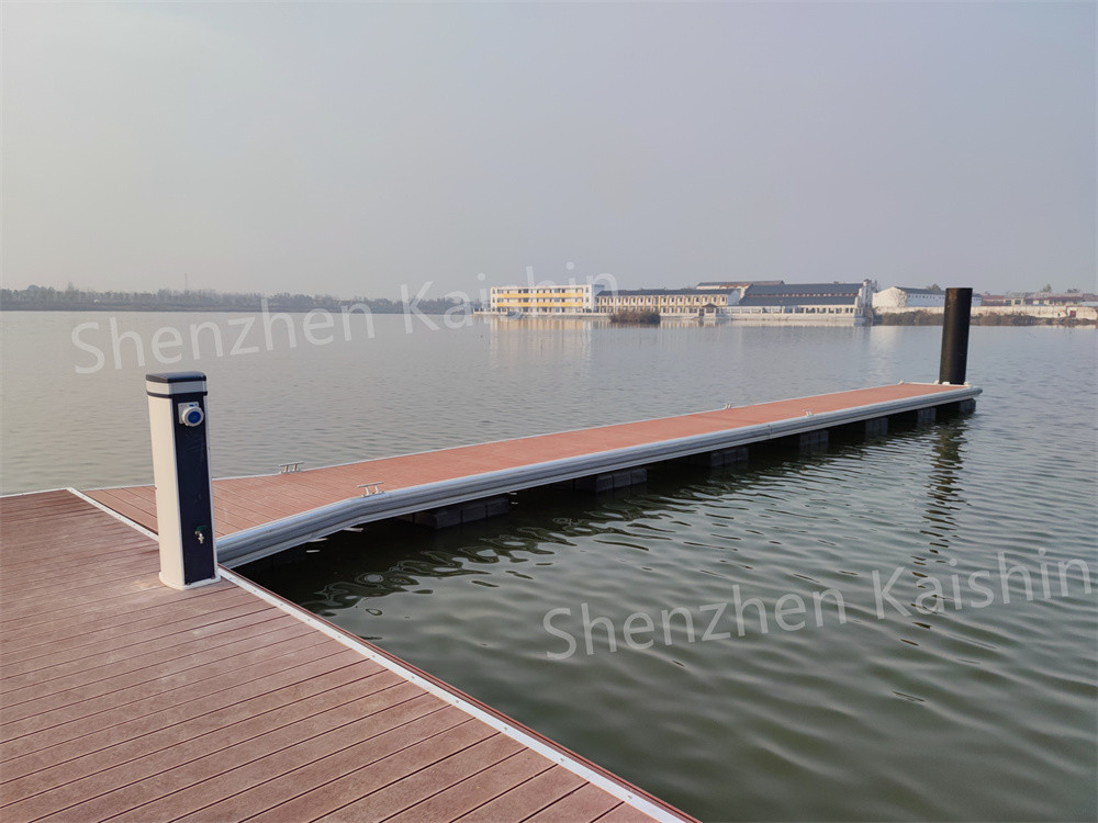 Aluminum Floating Pontoon Dock Floating Boat Dock For Marina Yacht