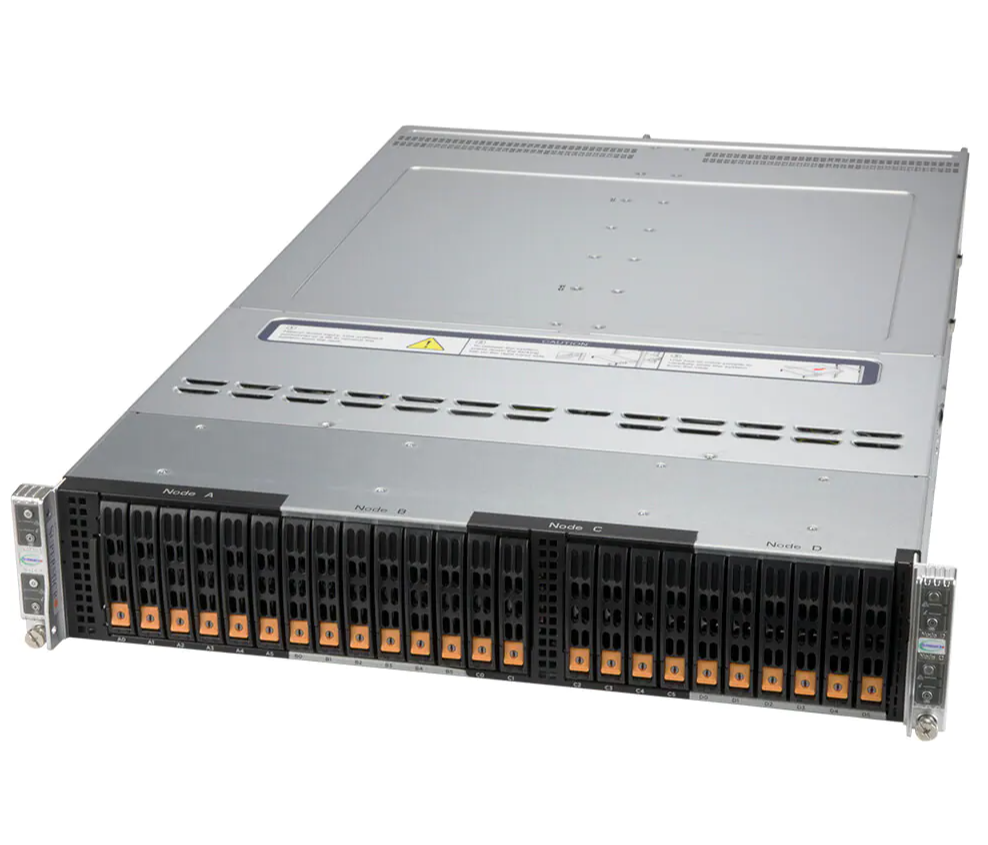 2U Rackmount Supermicro BigTwin SuperServer SYS-220BT-HNTR For Server In Form Factor