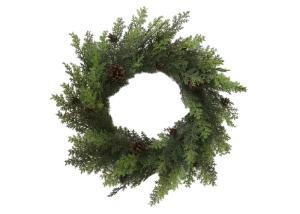 Wholesale 24&quot; Artificial Christmas Wreaths For Window Decor from china suppliers
