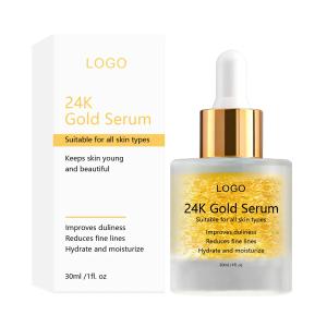 Wholesale Moisturizing Fade Fine Lift Serum 24k Gold Essence Face Instant Tightening Skin Care Serum from china suppliers