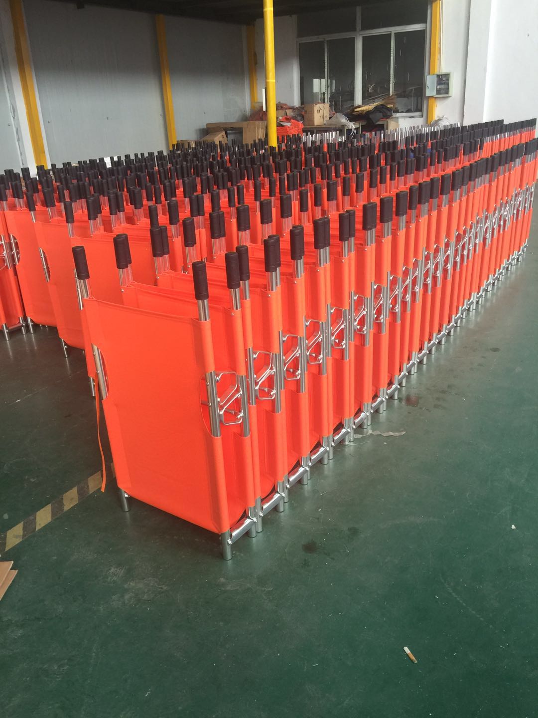 OEM Aluminum Alloy Folding Stretcher For Emergency Rescue Medical Manual