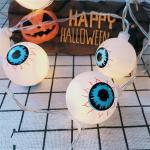 20Led Halloween Pumpkin Ghost Skeletons Bat Eyeball Ornament Festival Bar Home