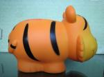 Cute Plastic Tiger Money Kids Piggy Banks 13.5cm Length X 10cm Height X 10cm