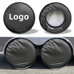 17 Inch Spare Tire Cover PVC Leather Waterproofs Dust-Proof Universal Spare