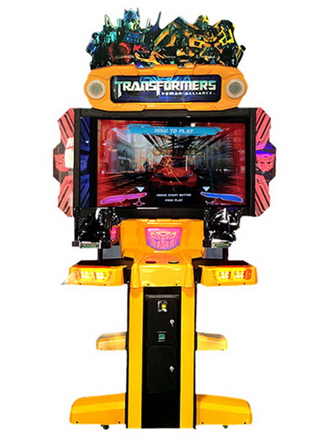 Indoor Amusement Park Coin Operated Games Arcade Coin Operated Transformers Gun Shooting Simulator Video Game Machine