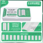 Medium Square Fake Nails French Style False Nails Natural Color Half Cover Fake