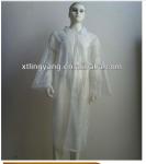 Soft PE Material Disposable Plastic Gowns For Water / Oil / Blood Prevention