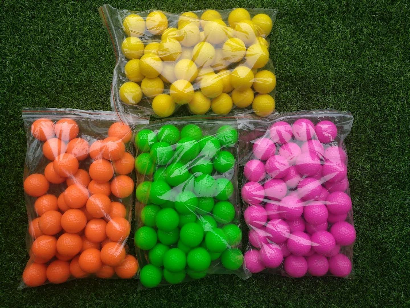 fluorescent golf ball golf balls fluorescent golf balls in black light (glow in uv )